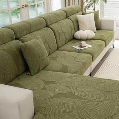 1 chiếc vỏ đệm ghế sofa co giãn màu trơn, chất liệu jacquard, dùng cho sofa hình chữ L, hoặc vỏ bọc tựa lưng sofa riêng biệt, chống bẩn và chống trơn trượt, dễ tháo lắp và giặt, thích hợp trang trí phòng khách, bảo vệ đồ nội thất, nhiều kích cỡ khác nhau.