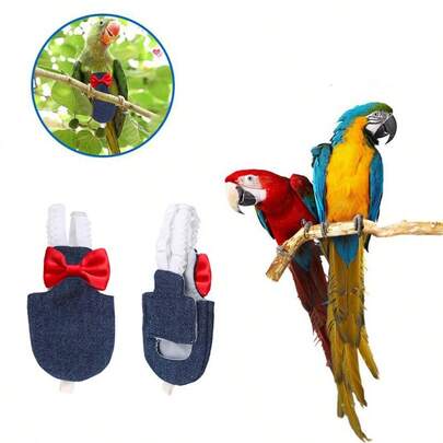 1pc Bird Flight Diaper, Parrot Flight Diaper, Suitable For Cockatiel Parrot Flight Suit, Parrot Clothing