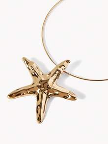 Opalesca 1 件海滩风格夸张海星吊坠粗绳项链，适合度假 - 23030473 - 查看 7