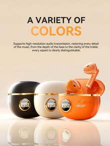 Acer 宏碁 OHR544 无线蓝牙耳机，立体声低音，降噪麦克风，低延迟游戏模式，杜比音效，触控操作，轻巧便携，超长续航，兼容智能手机/平板电脑/笔记本电脑，配备充电盒。推荐作为圣诞节/情人节礼物。 - 查看 11