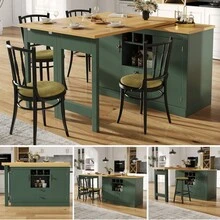 Bar Tables - Antique Green + MDF - View 12