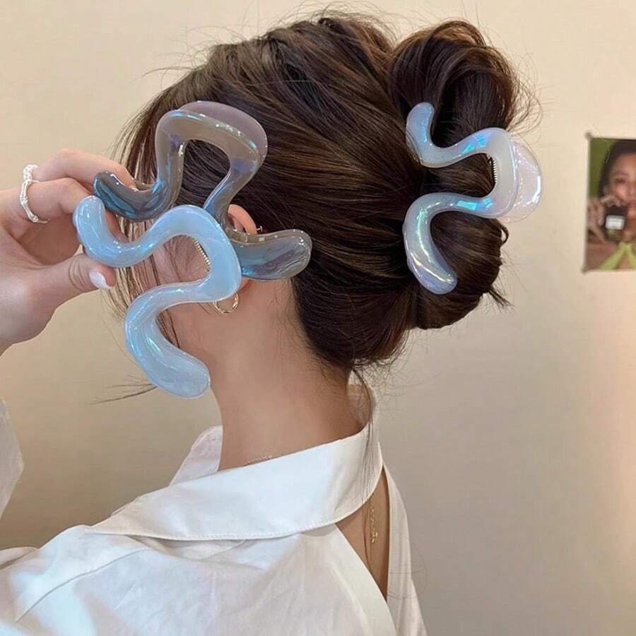 1 pezzo Fermaglio per capelli minimalista e unico, accessorio per capelli alla moda, regalo di moda per le donne - Multicolore - Visualizzare 1