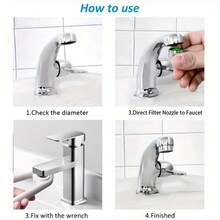 10pcs/Pack Faucet Aerator Set, Includes Wrench And Faucet Outlet Pipe, Size M24-24mm, Suitable For Kitchen, Bathroom And Toilet Faucets. Designed With Anti-Splash And Noise Reduction Features, Specially Made For Bathroom Faucets. - A - View 11