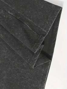 Men's Zodiac Sign Graphic T Shirt 230GSM Premium Cotton Oversized Tee Loose Fit Streetwear Top Breathable Soft Washed Fabric For Tall And Big Guys - 黑色 - 查看 6