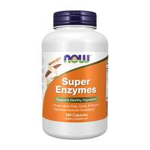 Now Foods Supplements, Super Enzymes, Formulated With Bromelain, Ox Bile, Pancreatin And Papain,180 Capsules - 180 Count (Pack of 1) - 查看 6