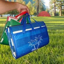 Multifunctional Beach Mat Picnic Blanket, Waterproof & Portable For Outdoor Camping, Thickened & - Multicolor - View 1