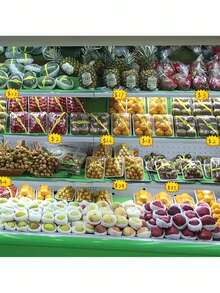 Etichete goale în formă de stea, 6,99 x 5,0 cm - 100/300 buc. etichete de preț explozive, etichete goale în formă de stea pentru comerț cu amănuntul, produse alimentare și supermarketuri - Galben - Vizualizare 6
