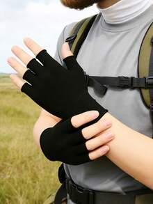 5-Finger Design Outdoor Sports Gloves, Suitable For All Seasons. Made Of High-Quality Materials With Breathability, Elasticity And Warmth. Very Suitable For Daily Commuting, Unisex. - Outdoor Sports Gloves - View 4
