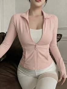 ADD MODA REF ZT010 JAQUETA PROTETORA UV PARA FEMININA - Fúcsia - Visão 7