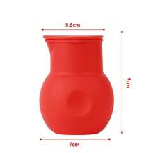 2 piezas Olla de silicona para derretir chocolate, herramienta para verter mantequilla, salsa y leche para hornear en microondas - Multicolor - Ver 5