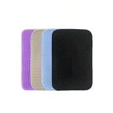 可水洗双层猫砂垫 - 1.2厘米厚防水防漏垫，防溢防抓宠物垫，适用于小型/中型/大型猫砂盆（批发） - 黑色 - 查看 4