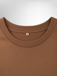 Camiseta Blusa Feminina Pizza Vinho Itália Estilosa 100% Algodão  Promoção - Marrom - Visão 6