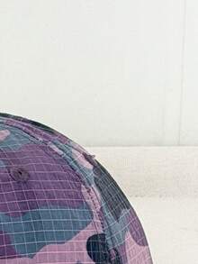 1pc Vintage American Short Brim Camo Baseball Cap, Unisex Breathable Quick-Dry Casual Adjustable Snapback Hat,Summer,Beach,Holiday,Festival,Travel - SIKE Short Eaves Camouflage - View 9