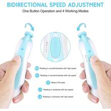 Baby Nail Trimmer Electric-6 In 1 Baby Nail File Clippers Infant Grooming Kit Manicure Set For Toddler Or Adults - Royal Blue - View 4