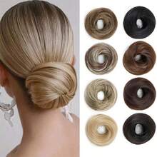 3-Inch Synthetic Hairpiece, Secured With An Elastic Band; The Ends Can Be Clipped On To Extend The Length; Suitable For Women; Can Be Worn As A Ponytail Hair Rubber Bands Scrunchies Hair Rope Elastic Hair Tie Holiday Accessories Hair Elastics Elastic Hair Tie,Travel,Birthday - Multicolor - View 1