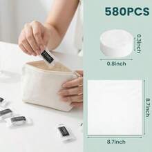 MCPINKY - 580 toallas desechables más gruesas comprimidas a granel toallas portátiles de viaje suaves y expansibles para viajes hogar y actividades al aire libre - como en la foto - Ver 2