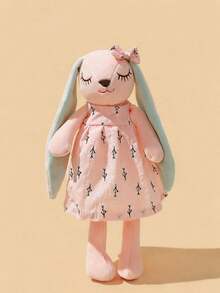 POKOJA LAND 可爱的粉色兔子毛绒玩具 - 柔软的PP材质，非常适合复活节、母亲节和婚礼礼物 - 彩色 - 查看 2