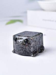 CUPIDCRYSTAL 天然水晶雕刻立方体青蛙，可爱水晶雕刻装饰品，情人节、复活节的完美礼物，水晶和石头 - 彩色 - 查看 7