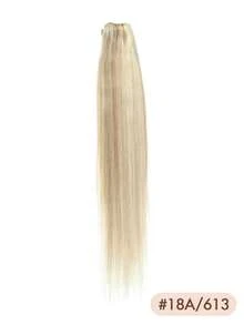 12-22英寸真人发接发，双层缝制，直发，适合任何场合 - 彩色 - 查看 61