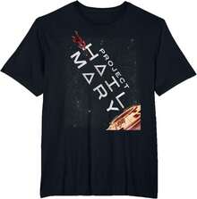 Project Hail Mary Movie Poster T-Shirt - 黑色 - 查看 1