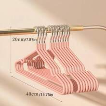 Thickened Non-Slip Clothes Hanger Dry Wet Dual-Use Sturdy Garment Storage Organizer For Closet, Home Wardrobe Essentials, Anti-Slip Design Heavy Duty Coat Rack Hanger Set, Professional Grade Clothing Display Stand, Indoor Laundry Room Organization Solution, Multifunctional Apparel Keeper For All Seasons - View 2