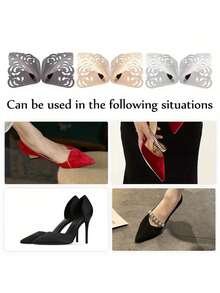 Metall-Anti-Kick-Zehenschutz, entwickelt zum Schutz von High Heels vor Beschädigungen, robuste Zehenschutzabdeckung, elegant, geeignet für die Reparatur, Dekoration und den Schutz von Damen-High-Heels, tragbare dekorative Schuh-Zehenabdeckung, langanhaltend und modisch, perfekt für High Heels, Stiefel und High Heels, Schuhdekoration, Schutz und Reparatur, Ostergeschenk, Muttertagsgeschenk, Unabhängigkeitstagsgeschenk, Reiseessenzial, Partygeschenk, Hochzeitsgeschenk - Verschiedenfarbig - Übersicht 9