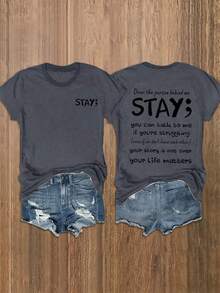 Summer Women'S Front And Back STAY Printed Short-Sleeve T-Shirt, Made From Comfortable And Breathable Fabric, Perfect For Casual Sports Style, Suitable For Spring And Summer. Loose Fit Benito Bowl,Big Game, Football Fast Delivery Women'S Casual And Stylish Short-Sleeved Printed Shirt/T-Shirt, Breathable, Suitable For Outdoor Sports, Everyday Wear, Birthday Gifts, Christmas Gifts, Halloween Gifts, Or As A Commemorative Shirt For Friends Or Loved Ones. Also Suitable As A Pullover - trắng - Xem 11