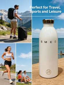 SMEGGEMS Cốc giữ nhiệt chân không bằng thép không gỉ 240ml, cốc hai lớp có thể tái sử dụng cho đồ uống nóng và lạnh như cà phê, nước khoáng, trà trái cây, nước ép, quà tặng cà phê. - Dưới 0,5L - Xem 5