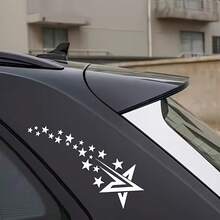 1 Paar Meteoriten, Sterne, Pentagramm Vinyl Autoaufkleber, DIY Dekorationen, geeignet für alle Automodelle - A - Übersicht 5