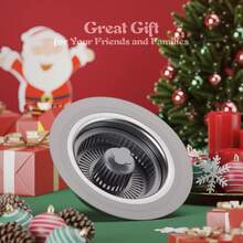 3 In 1 Kitchen Sink Drain Strainer And Stopper, 304 Stainless Steel Pop-Up Anti-Clogging Basket Filter, Fast Drainage Sink Plug, Universal For Standard 3-1/2 Inch Drain Holes, Easy To Install & Clean Kitchen Sink Accessory - Silver+Grey - View 9