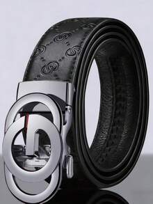 Cinturón automático para hombres, nuevo cinturón versátil de alta gama para jóvenes de negocios casuales - Multicolor - Ver 4