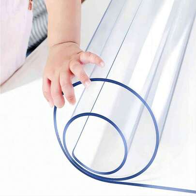 1 tấm phủ bàn trong suốt cao cấp - PVC dày 0.25mm, chống trầy xước và chịu nhiệt, màng bảo vệ cho bàn ăn và bàn cà phê - Thích hợp sử dụng tại nhà, văn phòng, khách sạn - Khăn trải bàn thiết kế hình vuông trang nhã