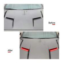 Hood Air Intake Cowl Vent Scoop Vents Trim Frame For Dodge Challenger SXT 2015+ - default - View 4