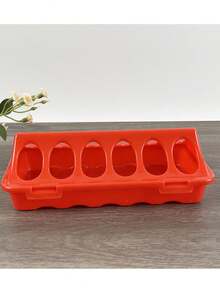 1 chiếc máng ăn nhiều lỗ cho gà, máng ăn nuôi gà con, máng ăn chim nhiều lỗ hình thuôn dài, máng ăn chống cào xước cho gà, máng ăn gia cầm, vật tư chăn nuôi, máng ăn cho gà con, máng ăn chim cút, máng ăn gà. - A - Xem 12