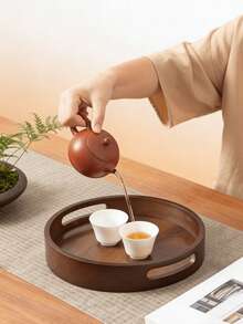 Bộ tách trà và đĩa lót, bộ trà chiều cao cấp, ấm trà và đĩa tráng miệng kiểu Trung Quốc tinh tế sang trọng. - Quả óc chó - Xem 4