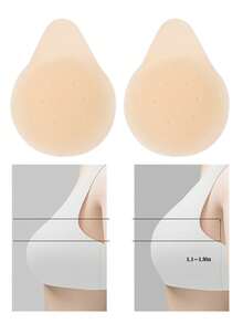 Áo nâng ngực silicon tự dính vô hình kèm 2 miếng đệm silicon. Thiết kế mềm mại và mỏng nhẹ, phù hợp cho mặc hàng ngày, khi bơi, mặc quần, dự tiệc và lễ hội. - Gầy - Xem 10