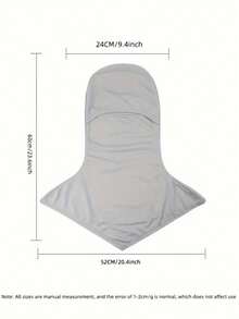 1 Stück Outdoor UV-Schutz staubdichte Sturmhaube, schweißableitende atmungsaktive schnelltrocknende Unisex Halsbandmaske für Radfahren - Verschiedenfarbig - Übersicht 6