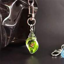 5 móc khóa hình vỏ sò dễ thương phát sáng trong bóng tối (màu ngẫu nhiên, mỗi màu 1 chiếc), thích hợp làm mặt dây chuyền trang trí hoặc quà tặng ngày lễ/sinh nhật. - Móc khóa hình vỏ sò - Xem 5