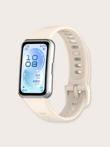 1 pieza Correa de silicona suave y sólida con hebilla de liberación rápida compatible con Huawei Band 11 / Band 11 Pro Smartband, accesorio de repuesto para mujeres/hombres - Banda 11 / 11 Pro - Ver 8