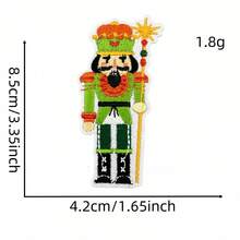 Bộ 1 miếng vá thêu hình nhân vật hoạt hình, phụ kiện quần áo trẻ em dịp Giáng sinh, nhãn dán nhiệt, giảm giá - Miếng vá vải hình nhân vật hoạt hình - Xem 8