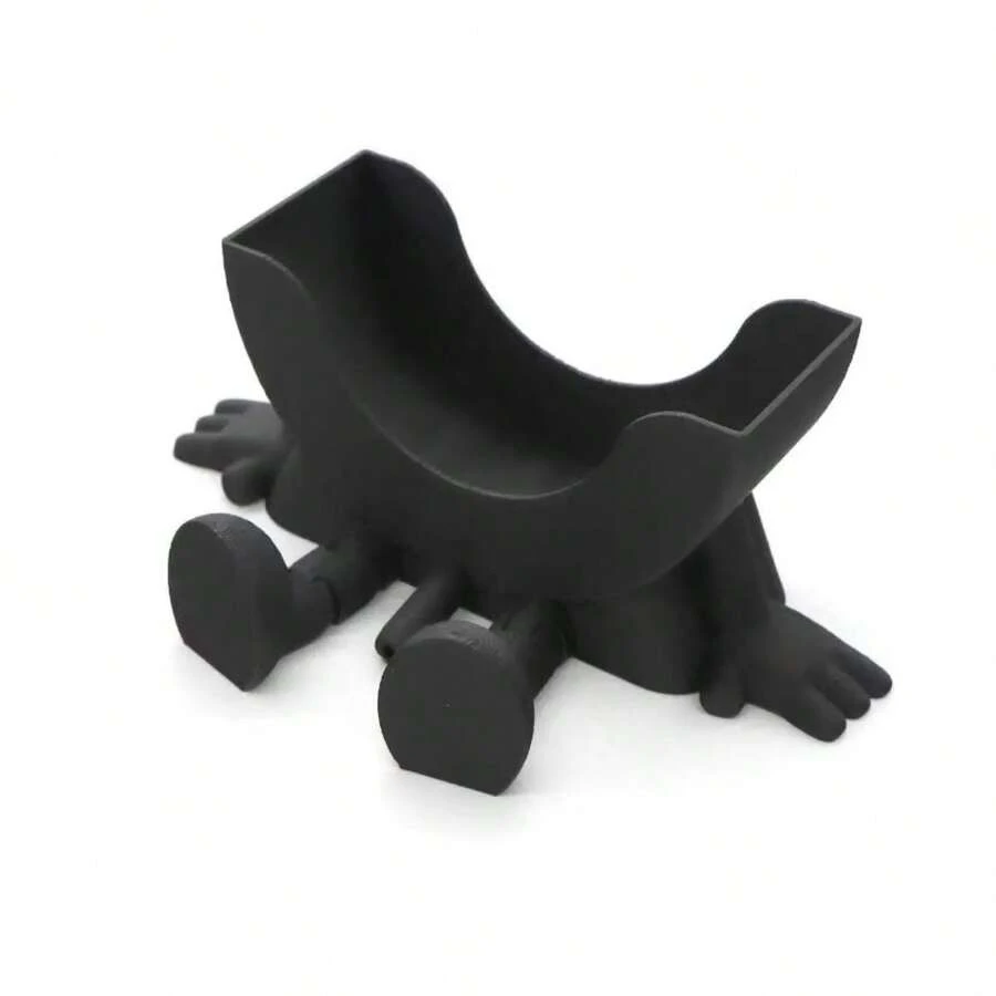 可爱有趣的“笑脸”海绵架，带排水孔和支腿 | 2026 新款创意设计 - 洗碗海绵收纳架，厨房水槽台面架，家用清洁工具架（塑料） - 查看 1