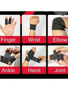 1 Roll/3 Rolls/5 Rolls/10 Rolls/15 Rolls/30 Rolls Upgraded Sports Tape, For Wrist Support In Football, American Football, Baseball, Gymnastics And Other Sports Activities. - Multicolor - View 7
