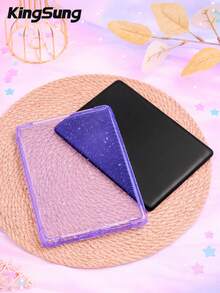 Kingsung Glitter Clear Kindle Case, Cute Sparkly Protective Cover For Women, Slim Transparent Kindle Paperwhite Case, Compatible With Kindle 11th Gen 2022, Kindle 11th Gen 2024-6inch, Kindle Paperwhite 11th Gen 2021 - Multicolor - View 3