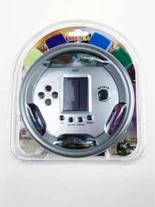 Consola de juegos portátil DATA FROG, juego de conducción con volante, juguete electrónico de juegos clásicos, regalo - Ver 8