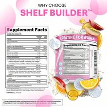 [Free Shipping]Creatine For Women |   Creatine Monohydrate + BCAA Powder Myo-Inositol Collagen Biotin Hyaluronic Acid Folate L Glutamine Vitamin D3 Iron Zinc D - 預設 - 查看 7