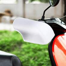 1 par de manoplas para manillar de motocicleta, a prueba de viento, protección, transpirables, protectores de manos, fundas para manillar de motocicleta. - Gris - Ver 3