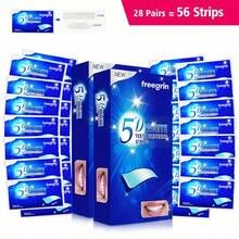 28对（56片）5D牙齿美白贴，有效美白，帮助去除咖啡/汽水/红酒渍 - 藍色 - 查看 12