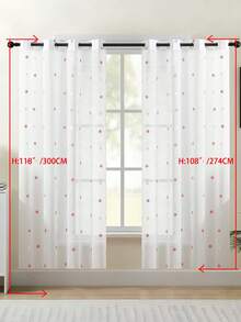 Bộ 1/2 rèm voan thêu cổ điển châu Âu, màu trắng trong suốt, thích hợp cho phòng ngủ, ban công, phòng khách. Rèm cửa sang trọng, rèm ren trắng thanh lịch với họa tiết thêu lá tinh tế, rèm polyester cản sáng cho phòng khách, phòng ngủ, văn phòng và nhiều nơi khác - Có thể giặt máy, rèm trang trí phòng ngủ. - Nhiều màu - Xem 16