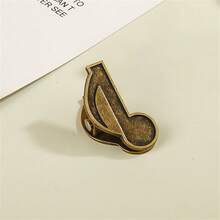 Clips de metal con clave de sol y nota musical vintage, 4 estilos de clips de papel dorados y bronce retro, artículos de papelería estéticos para amantes de la música, decoración de oficina y escuela, regalo - Dos carpetas para cuadernos con forma de clave de sol (Qinggu) - Ver 8
