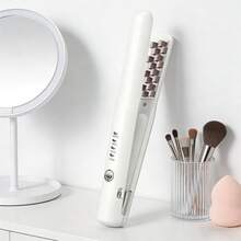 Wireless Charging Hair Straightener, 2-In-1 Curling Iron, USB Hair Straightener, Mini Portable Curling Iron With Volumizing Function. - 查看 8